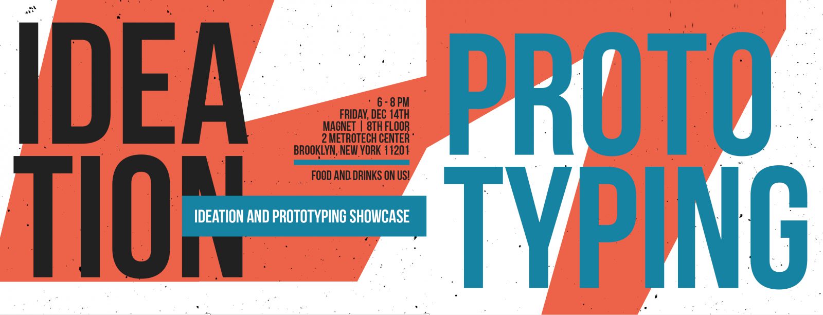 Ideation and prototyping showcase event poster