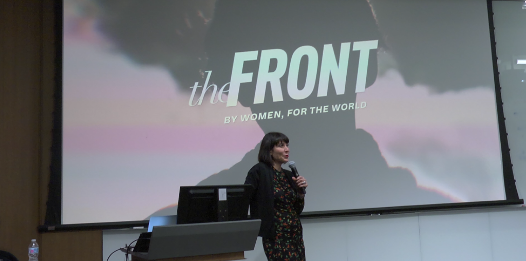 Founder of the Front speaking at IDM Speaker series spring 2019