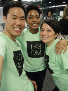 Students at IDM 2015 showcase